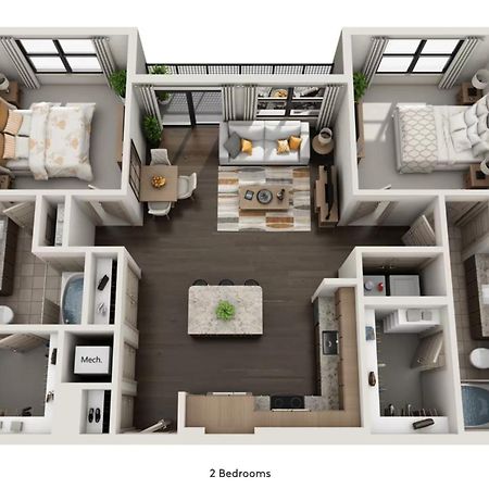 Renu At Downtown Houston Apartment Bagian luar foto
