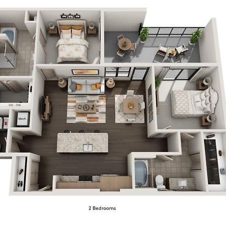 Renu At Downtown Houston Apartment Bagian luar foto